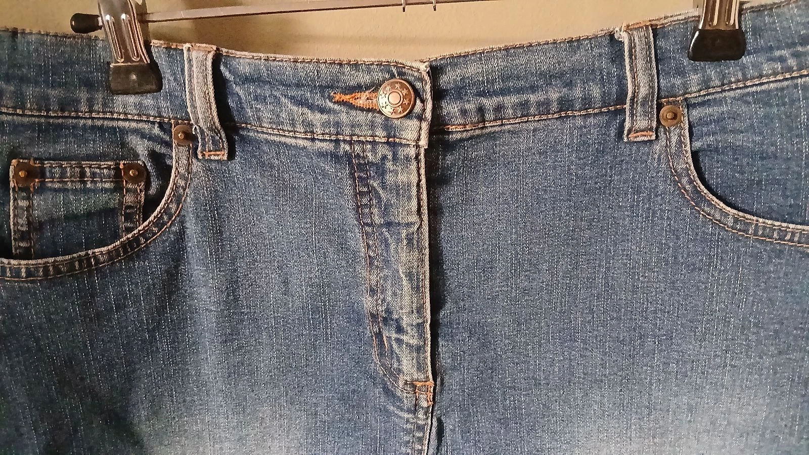 Falda vaquera azul talla 40/42 (M/L) - Ligeramente elástica – photo 3